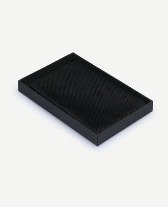 Suitable zijde pochet zwart