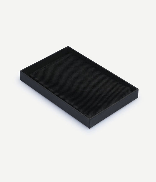 Suitable zijde pochet zwart