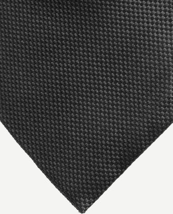 Suitable zijde stropdas antraciet