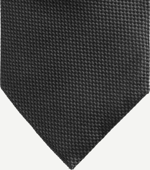 Suitable zijde stropdas antraciet
