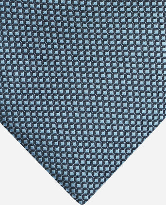 Zijde stropdas aqua