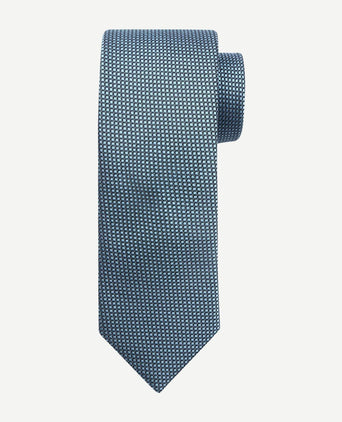 Zijde stropdas aqua