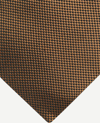 Suitable zijde stropdas cognac