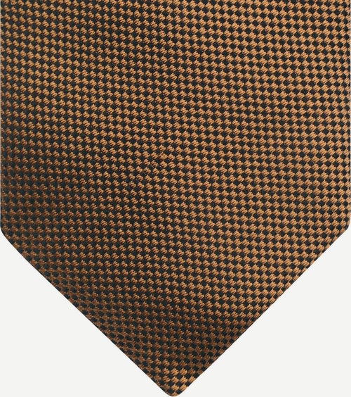 Suitable zijde stropdas cognac