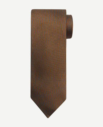 Suitable zijde stropdas cognac