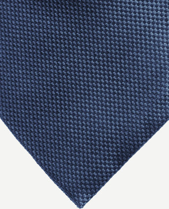 Suitable zijde stropdas denim blauw