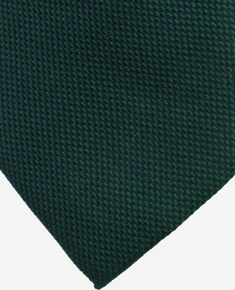 Suitable zijde stropdas donkergroen