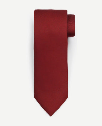 Suitable zijde stropdas donkerrood