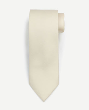 Suitable zijde stropdas ecru