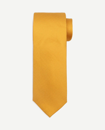Zijde stropdas gold