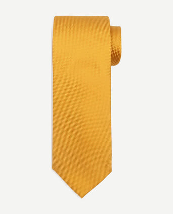 Zijde stropdas gold