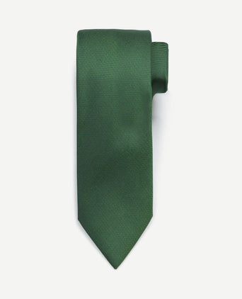 Zijde stropdas groen
