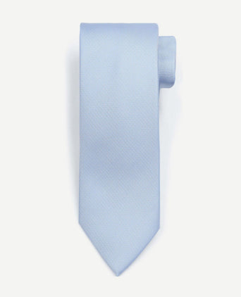 Suitable zijde stropdas lichtblauw