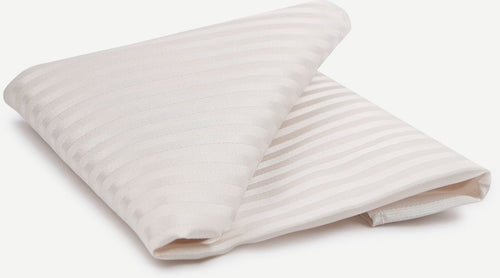 Suitable zijde stropdas met pochet ivoor