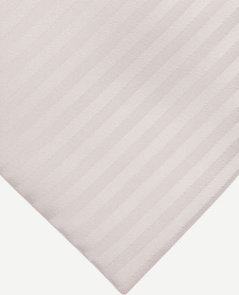 Suitable zijde stropdas met pochet ivoor