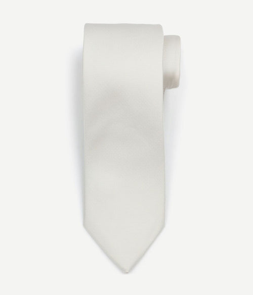 Suitable zijde stropdas off white