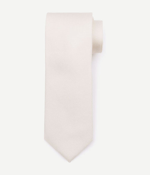Suitable zijde stropdas off-white