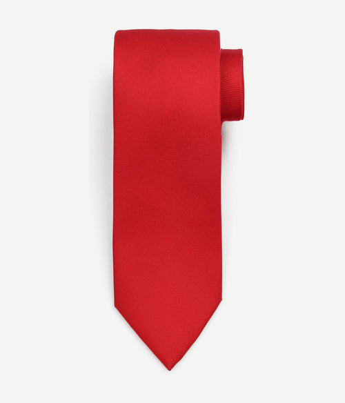 Suitable zijde stropdas rood