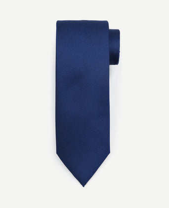 Zijde stropdas royal blauw