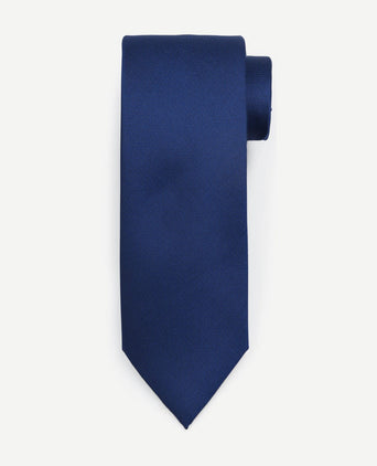Zijde stropdas royal blauw