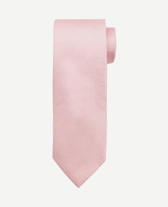 Zijde stropdas roze