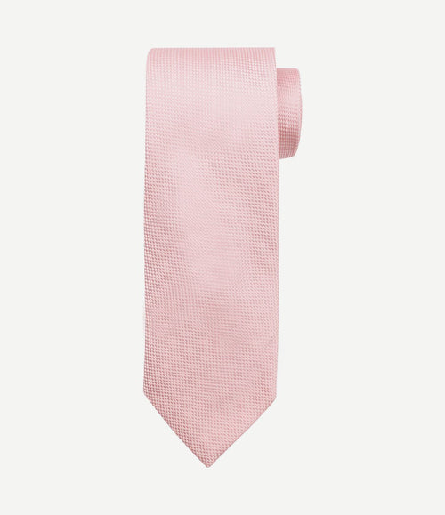 Zijde stropdas roze