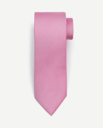 Zijde stropdas roze