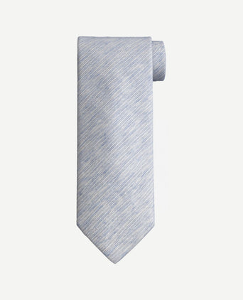Zijde stropdas two toned blauw