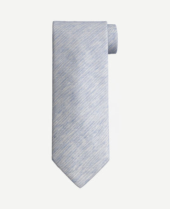 Zijde stropdas two toned blauw