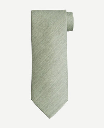 Zijde stropdas two toned groen