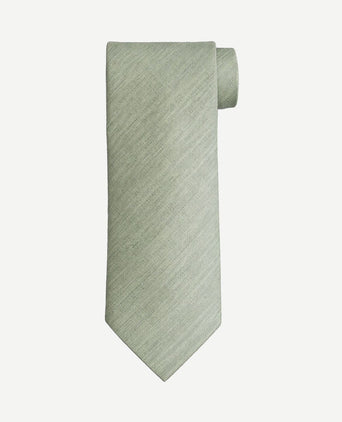 Zijde stropdas two toned groen