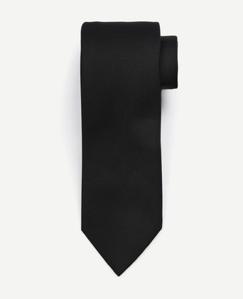 Suitable zijde stropdas zwart