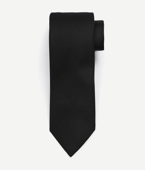 Suitable zijde stropdas zwart