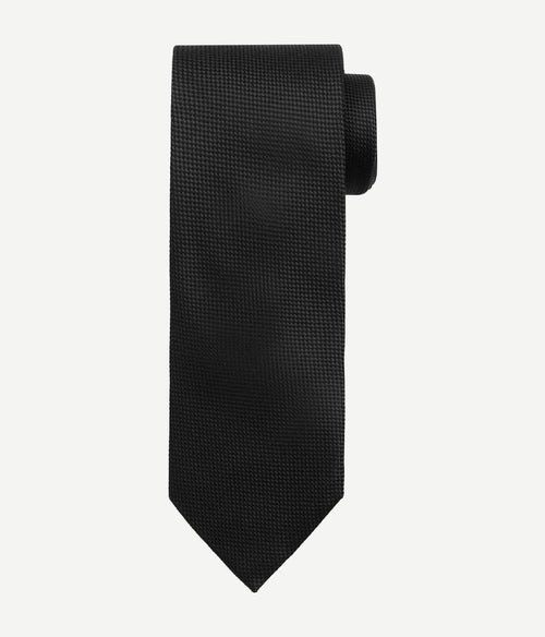 Suitable zijde stropdas zwart
