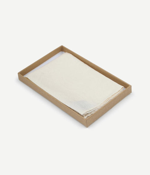 Suitable zijde wedding pochet paisley off white