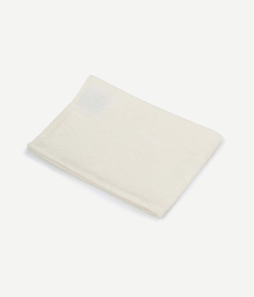 Suitable zijde wedding pochet paisley off white