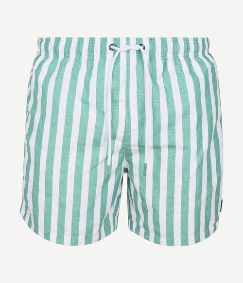 Zwembroek big stripe groen