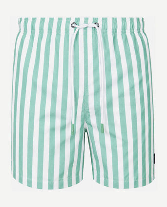 Zwembroek big stripe groen