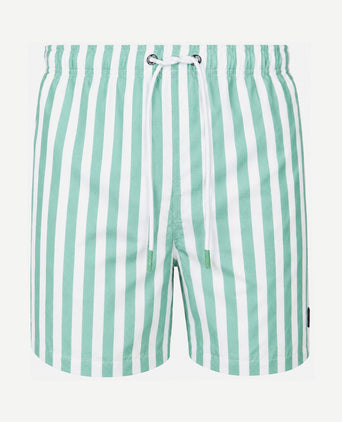 Zwembroek big stripe groen