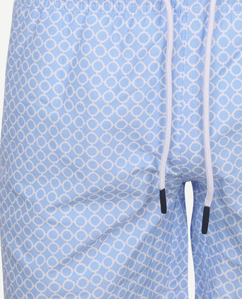 Suitable zwembroek circle chain lichtblauw | Regular-fit