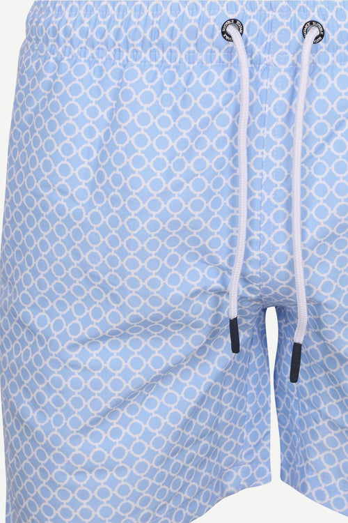 Suitable zwembroek circle chain lichtblauw | Regular-fit