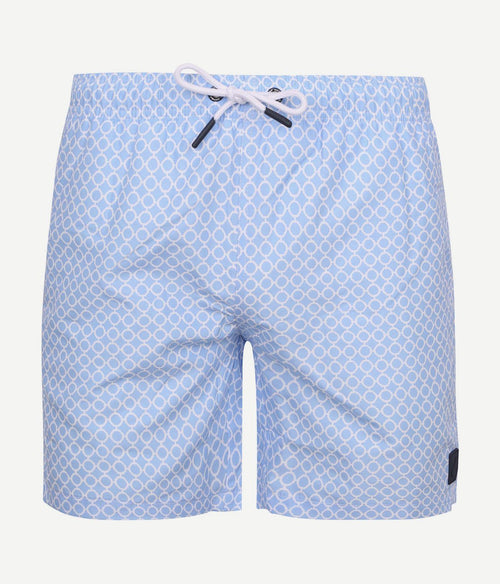 Suitable zwembroek circle chain lichtblauw | Regular-fit