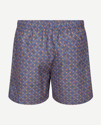 Zwembroek mediterra blauw oranje