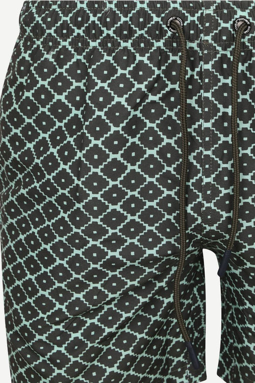 Suitable zwembroek mine craft army groen | Regular-fit