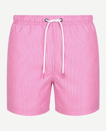 Zwembroek pin stripe fuchsia