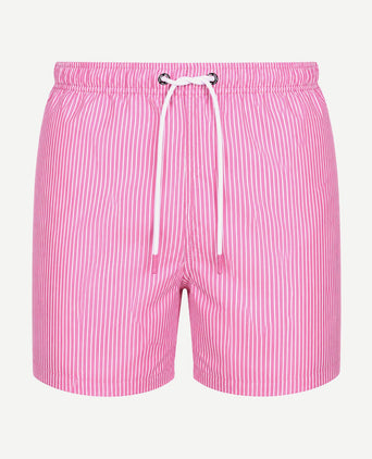 Zwembroek pin stripe fuchsia