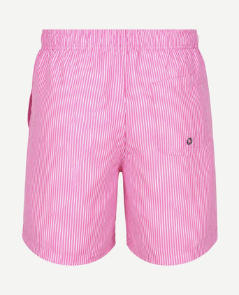 Zwembroek pin stripe fuchsia