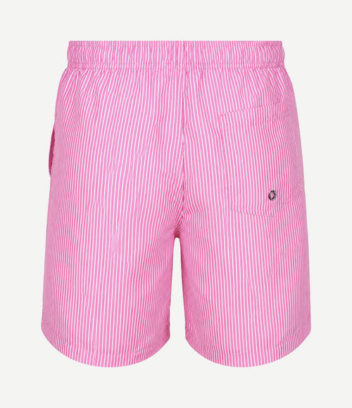 Zwembroek pin stripe fuchsia