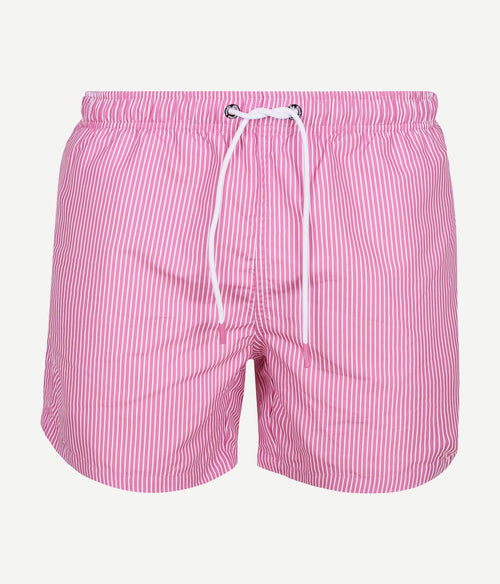 Zwembroek pin stripe fuchsia