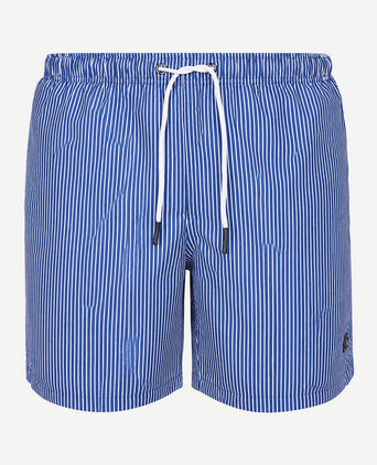 Zwembroek pin stripe donkerblauw